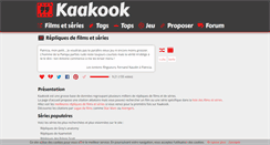 Desktop Screenshot of kaakook.fr
